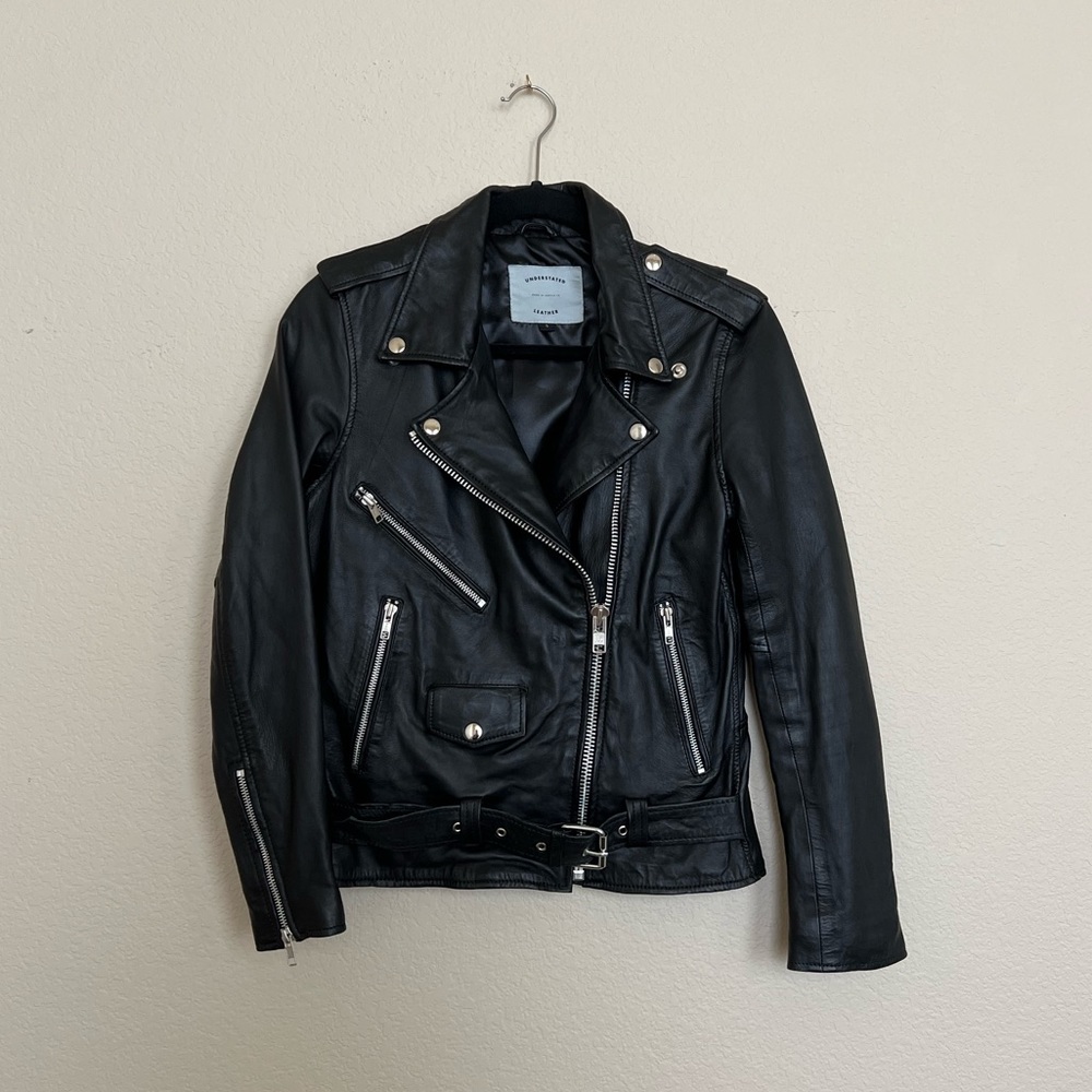 FLASH SALE!! REVOLVE Understated Leather Moto Jacket